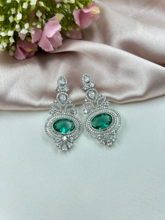 Palak Earrings : Green