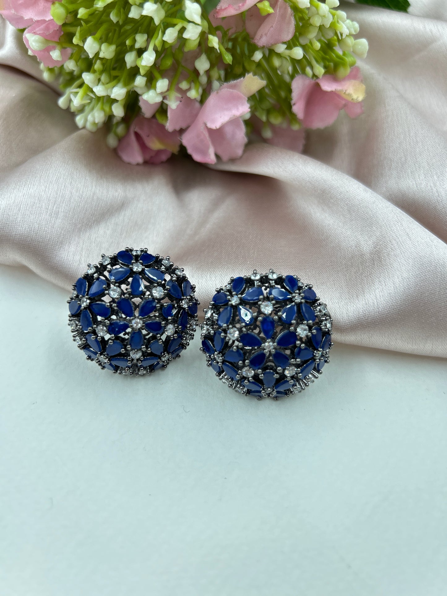 Garden Earrings : Blue