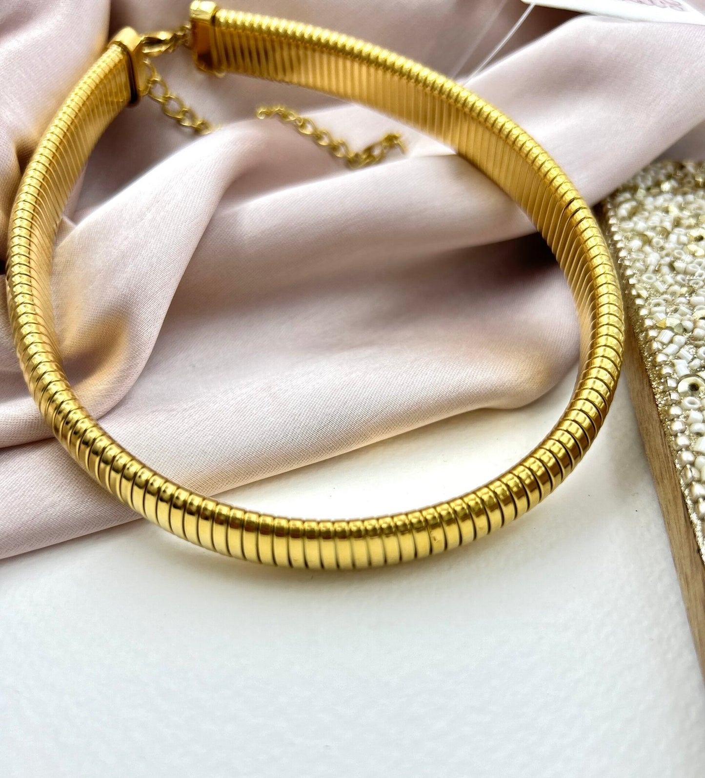 Cleopatra Coil 18K Gold Plated Neckpiece