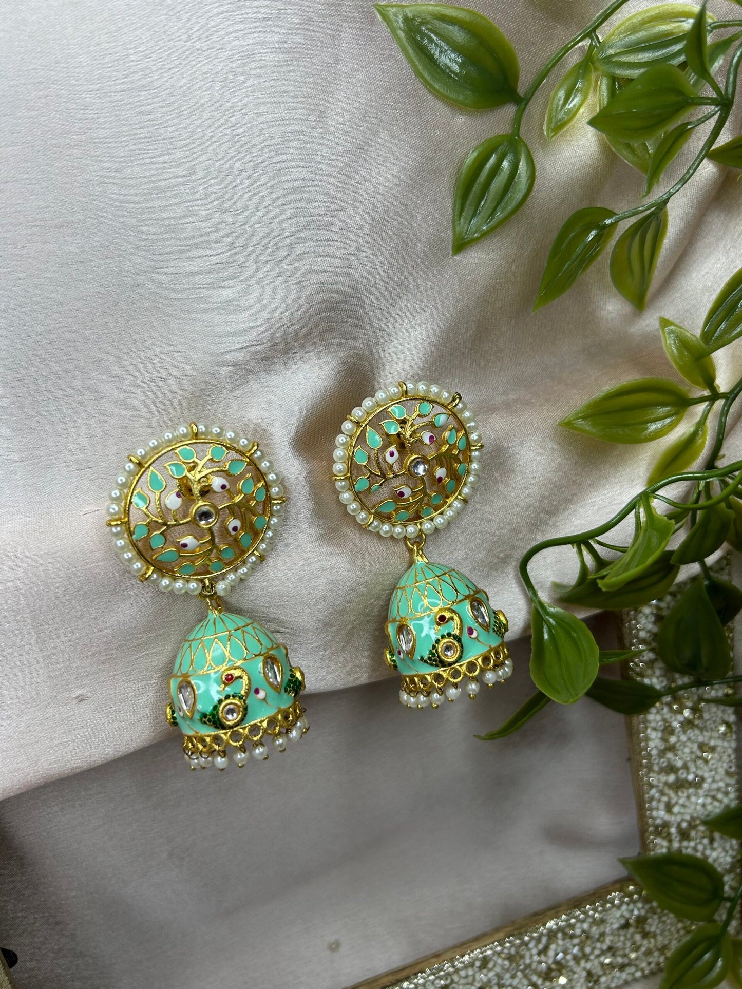 Anifa: Jhumka - Mint