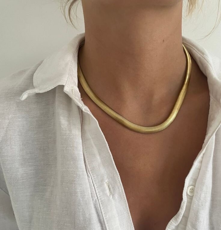 Snake Chain 18K Gold Plated