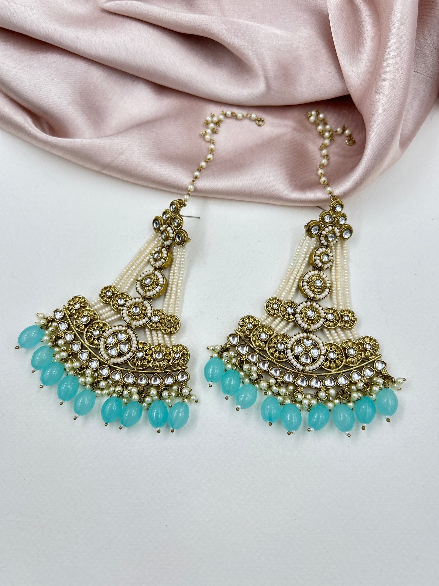 Zubeda Passa Earrings : Turquoise