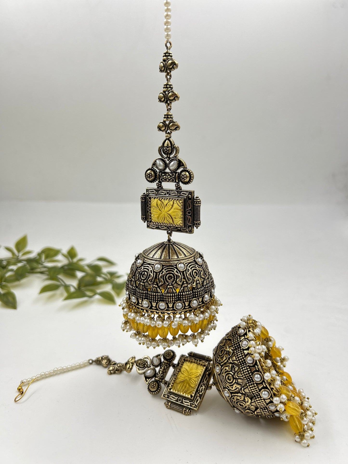 Jhoomer Jumbo Jhumka : Yellow