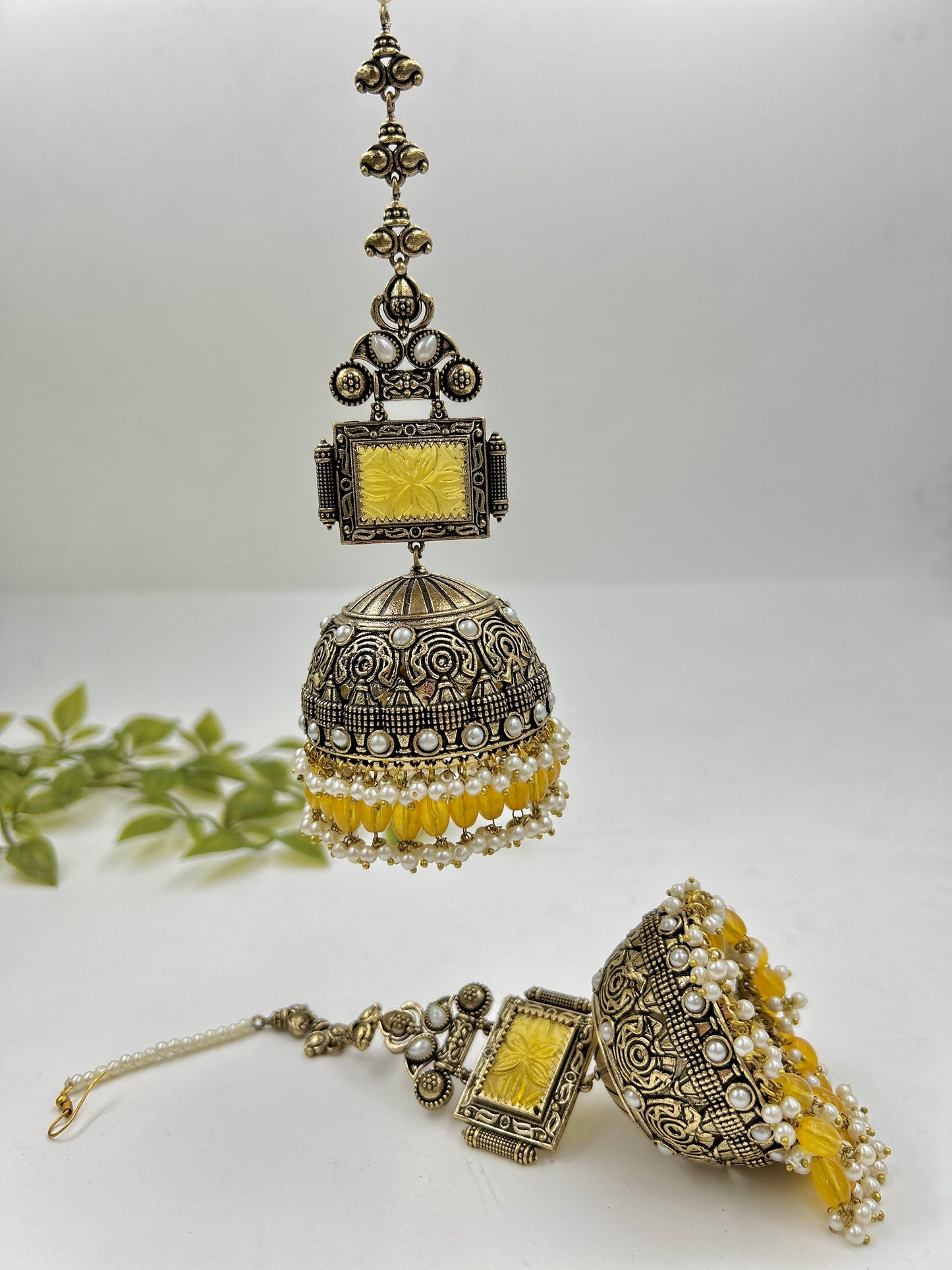 Jhoomer Jumbo Jhumka : Yellow