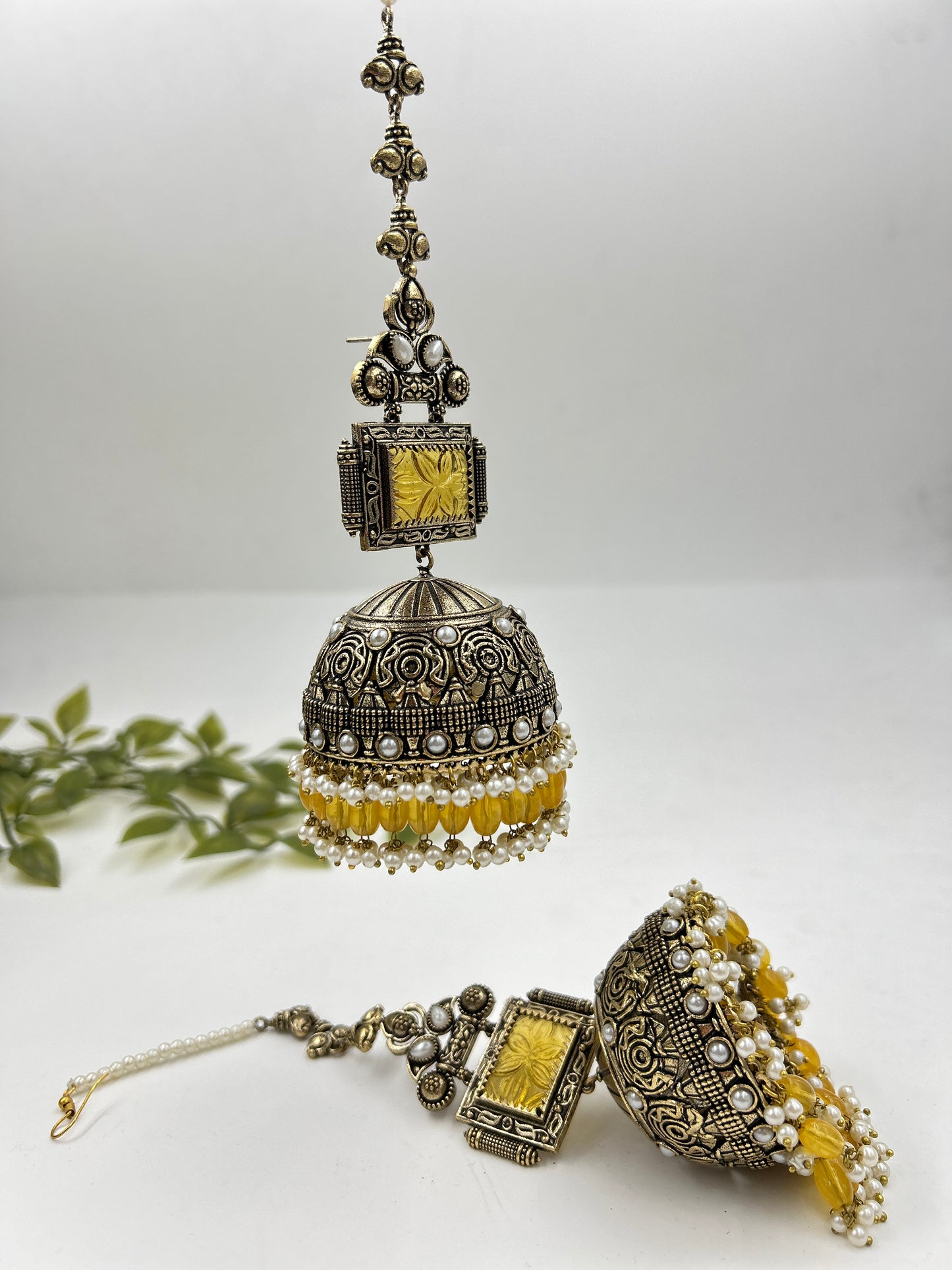 Jhoomer Jumbo Jhumka : Yellow