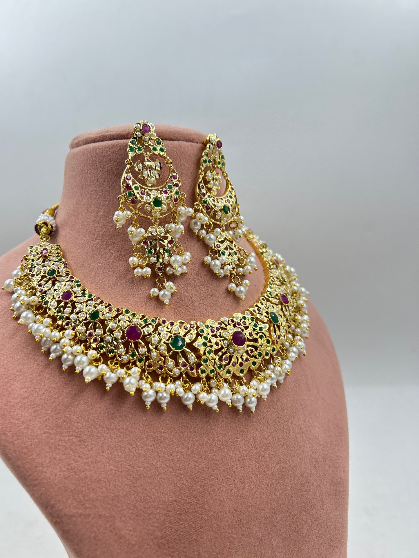 Alezeh Jadau Necklace : Multi