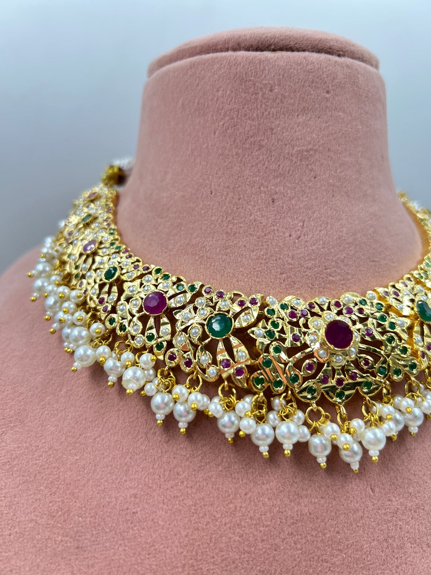 Alezeh Jadau Necklace : Multi