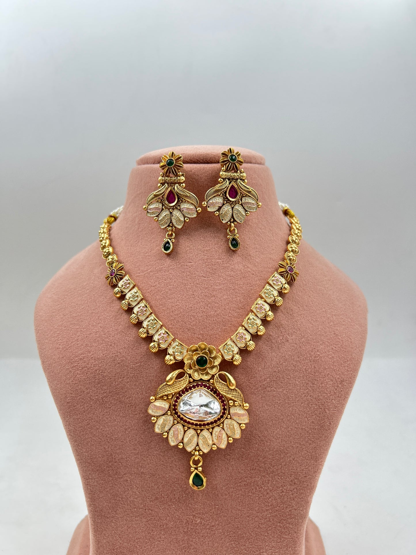 Reema Gold Necklace : Multi