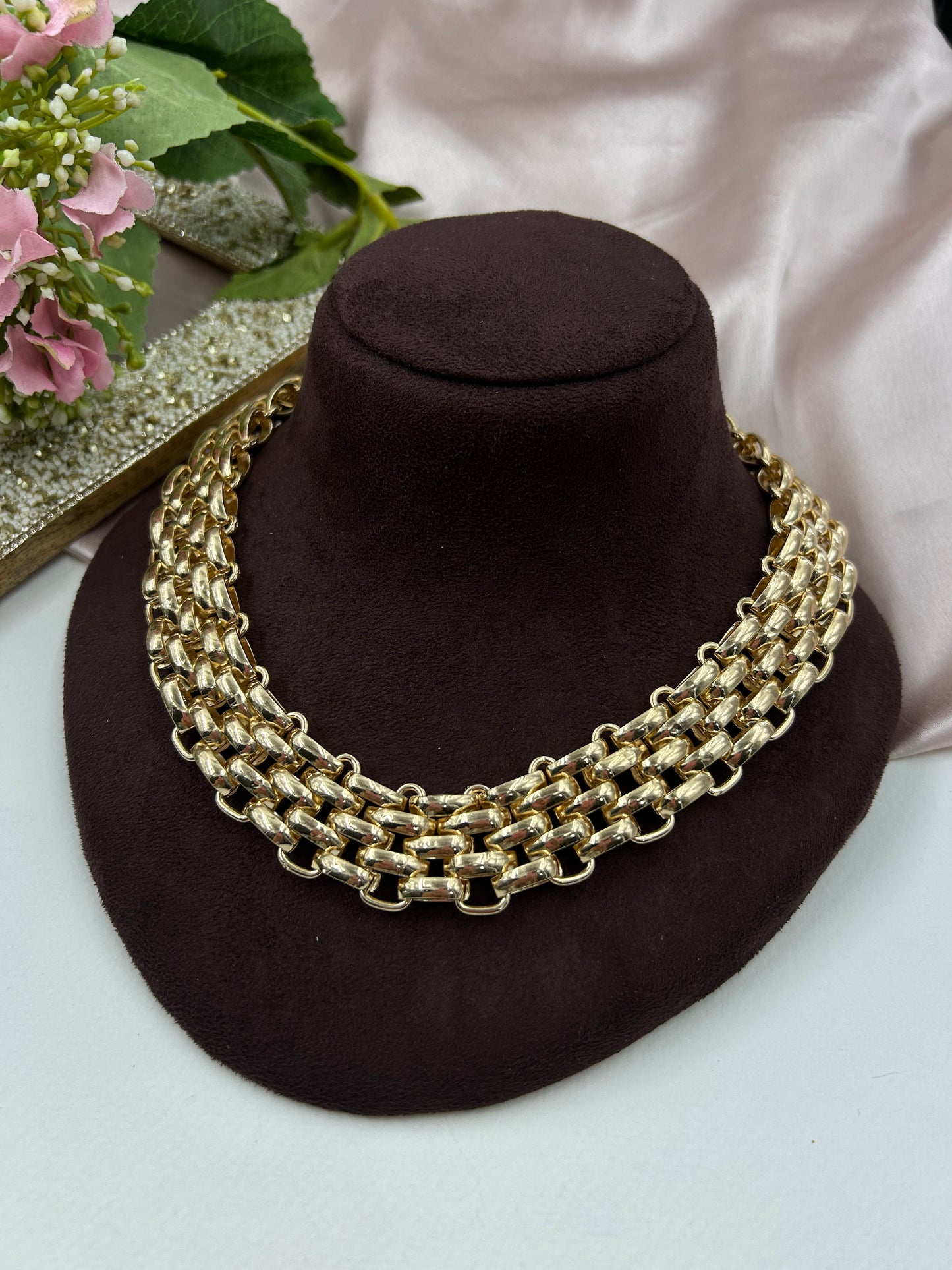 Penelope Statement Neckpiece 18K Gold Plated