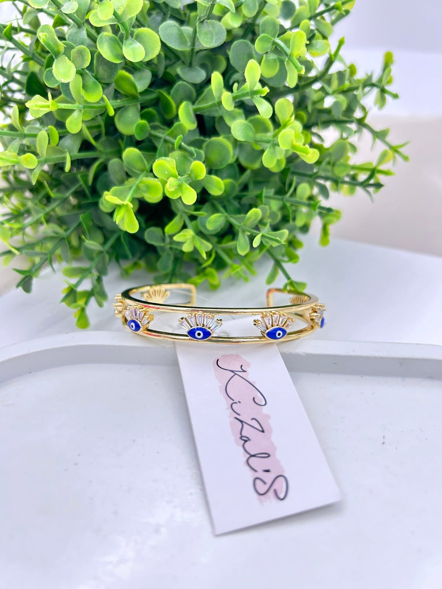 Luxe Evil Eye Bracelet - Blue