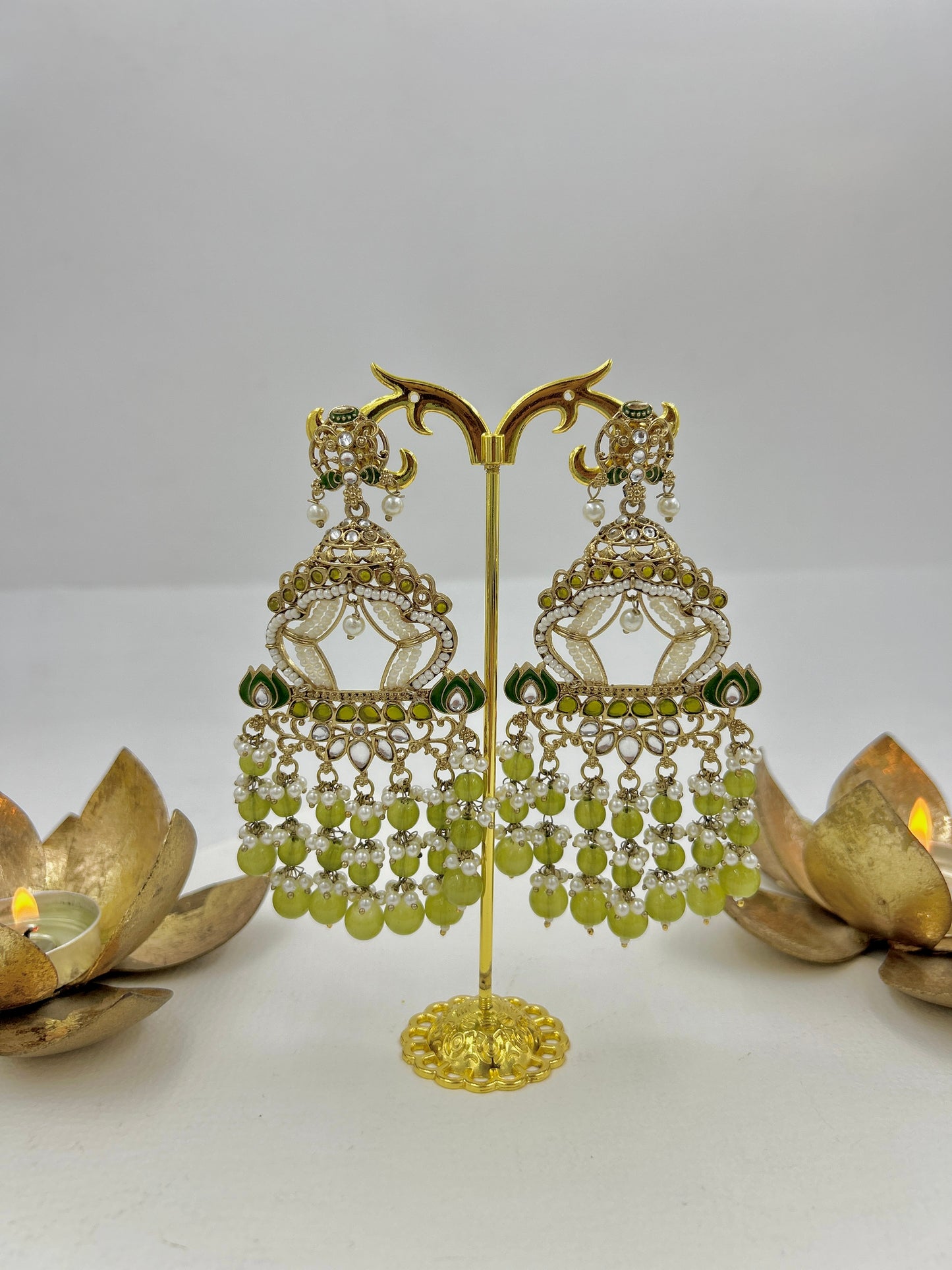 Dolly Earrings : Olive