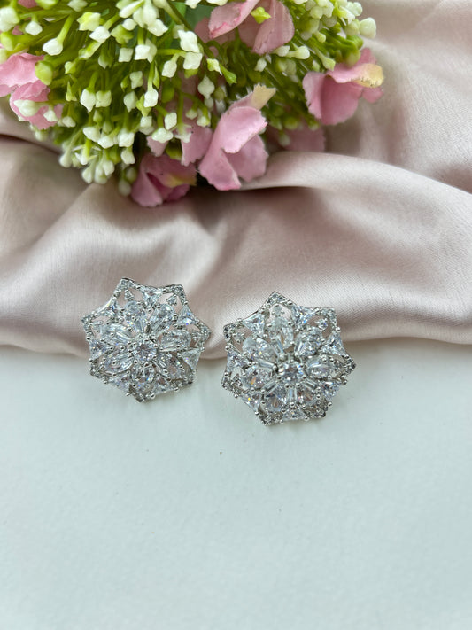 Paakhi Earrings : Clear