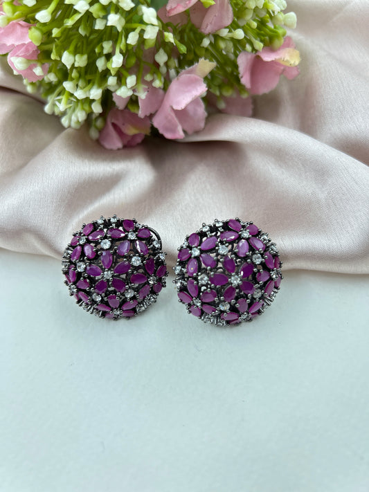 Garden Earrings : Ruby