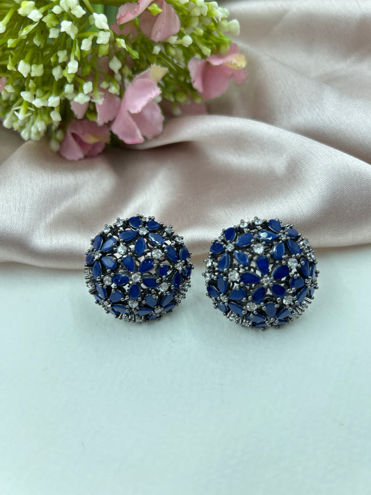 Garden Earrings : Blue