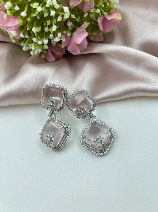 Swish Earrings : Pink