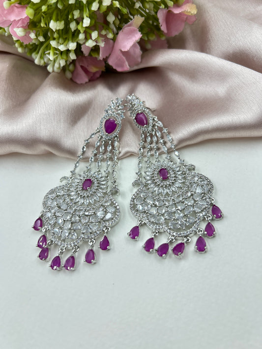 Silica Earrings : Ruby
