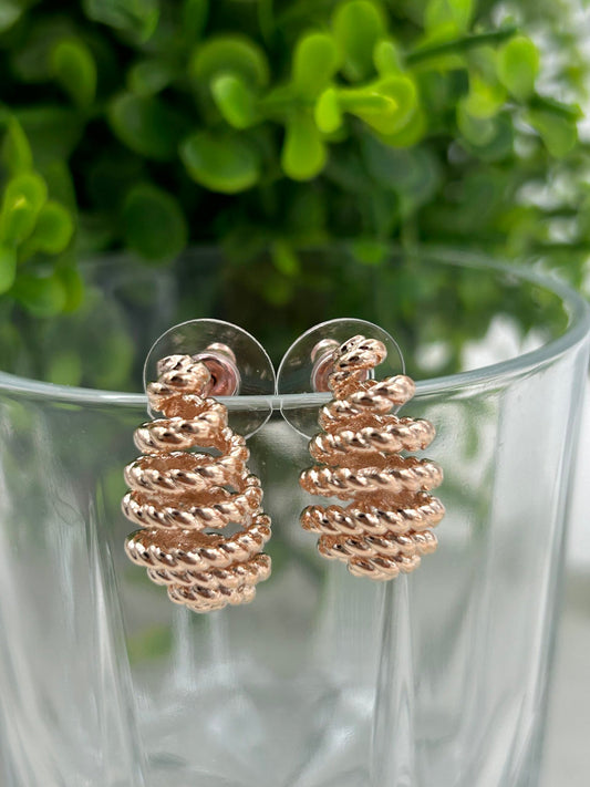 Rope Drops 'Medium' RoseGold Finish
