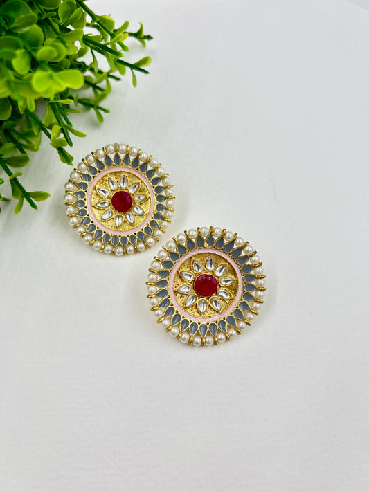 Rani Studs : Grey