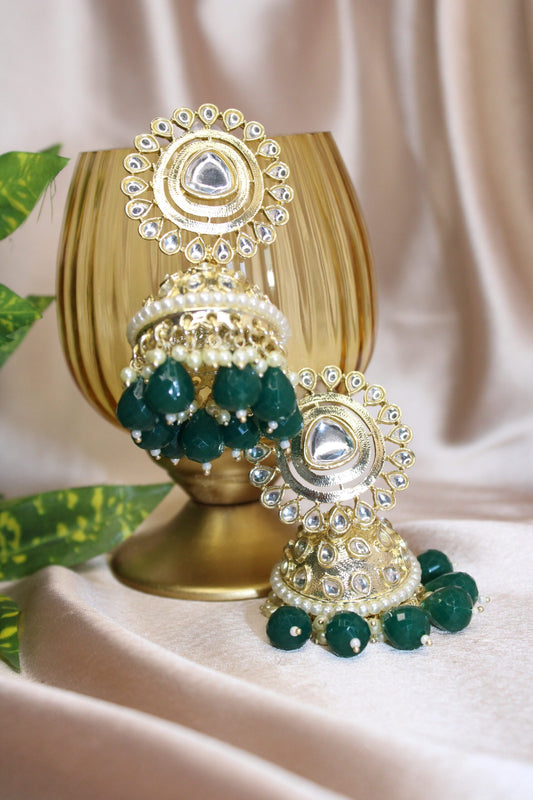 Aayrah: Earrings - Sea Green