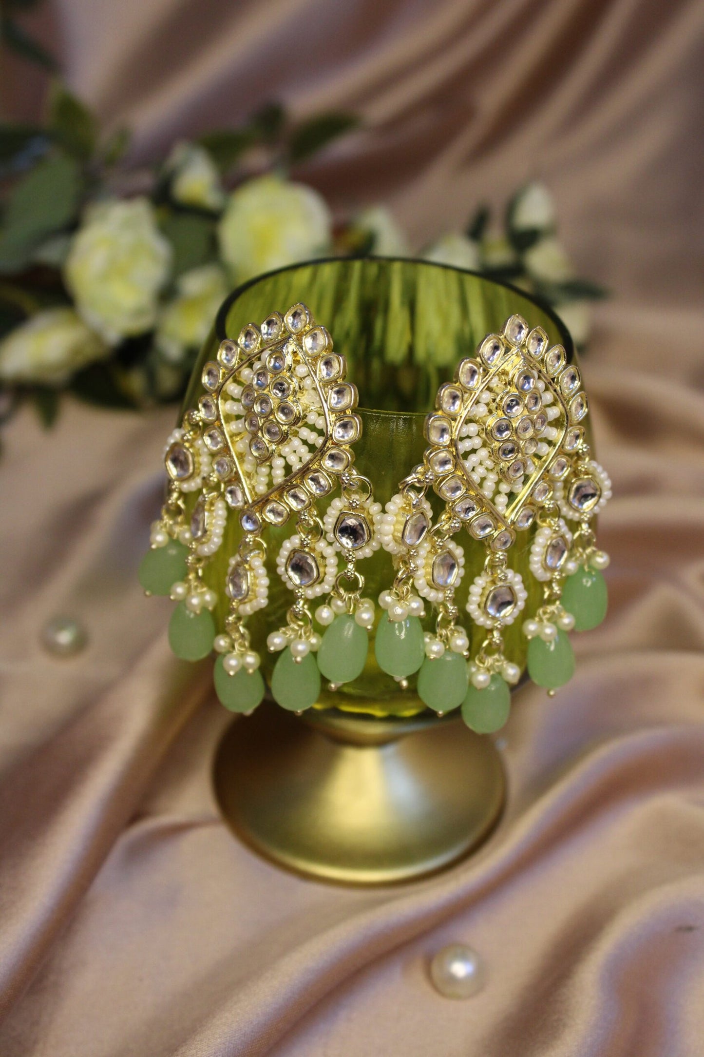 Aveen: Earrings - Mint