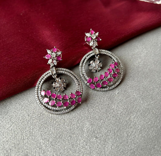 Carol: Earrings - Ruby