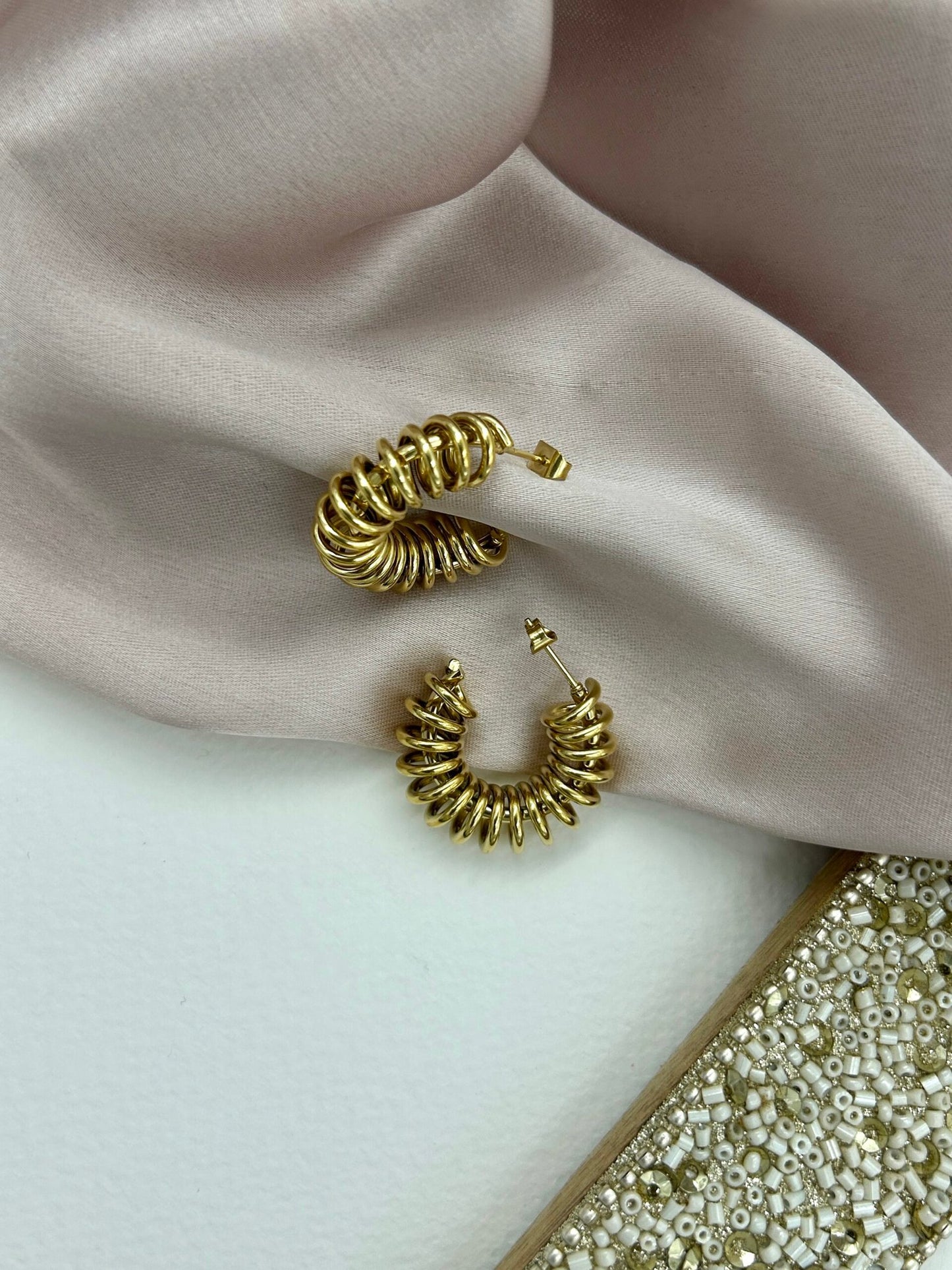 Spiral 18K Gold Plated