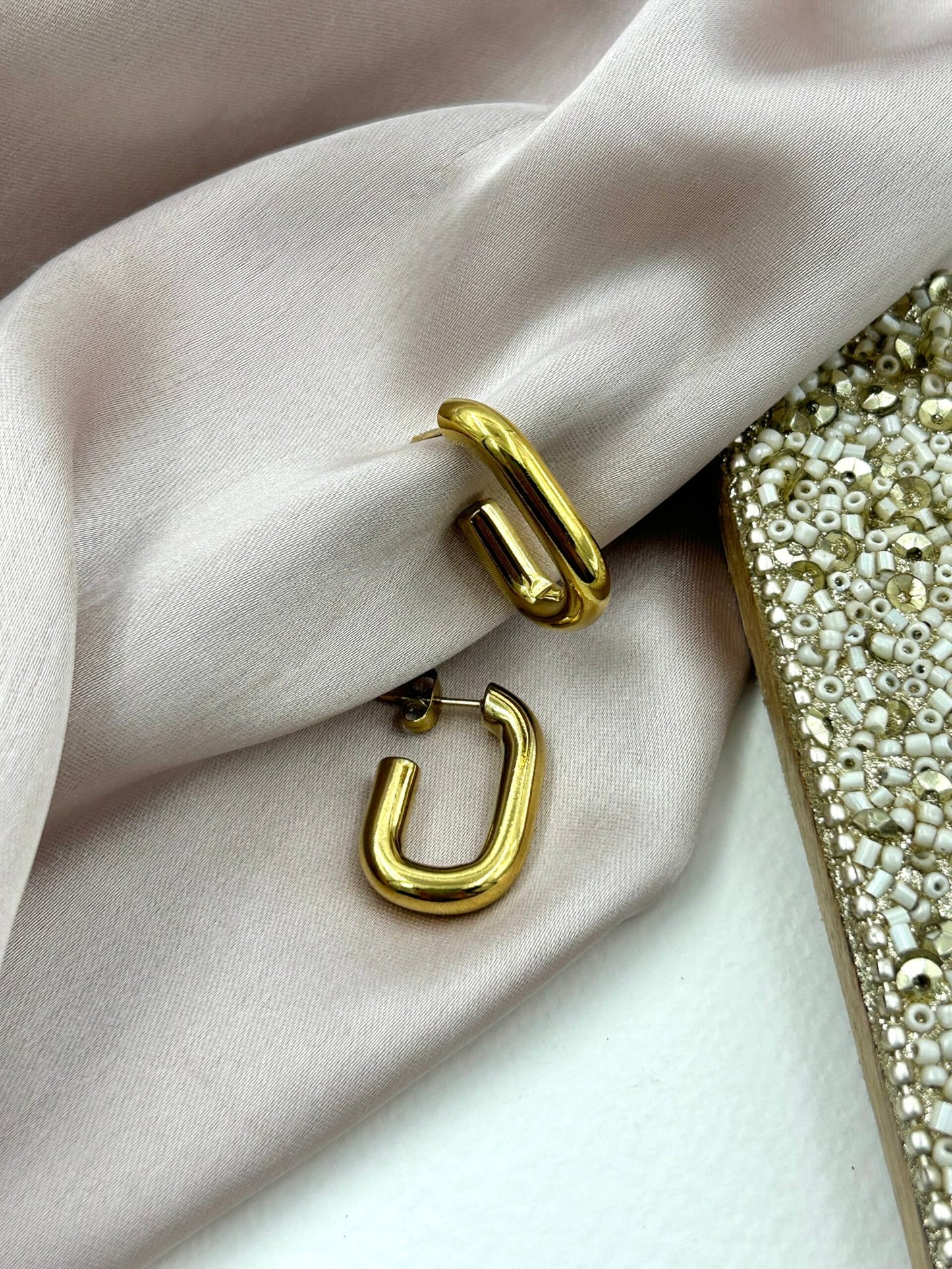 Phoebe 'Medium' 18K Gold Plated