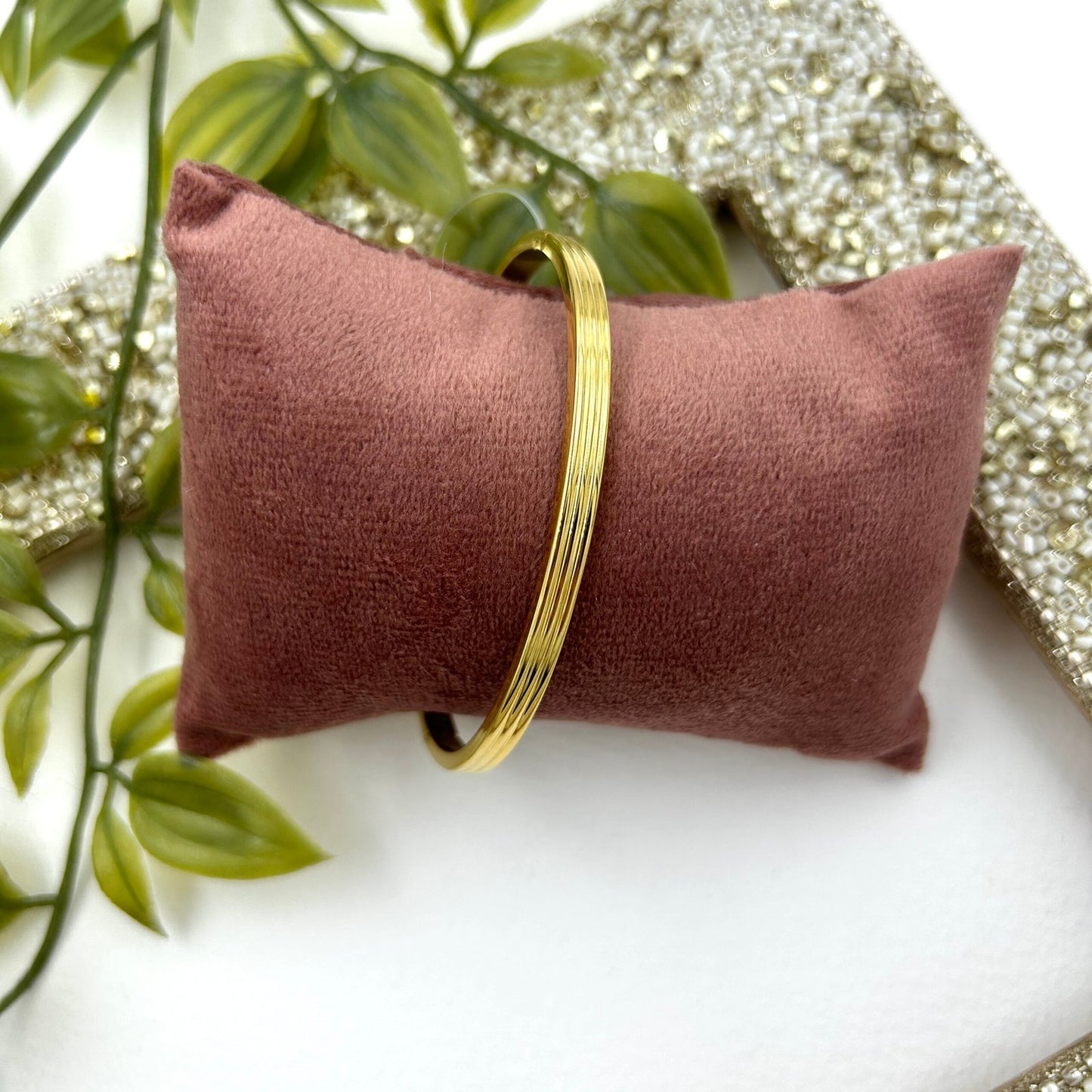 Linear Gold Bracelet