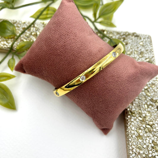 Studded Gold Bracelet