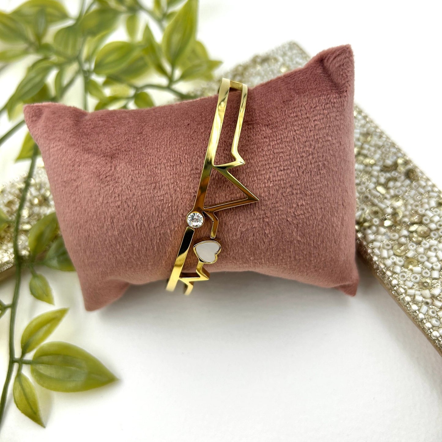 HeartBeat Gold Bracelet