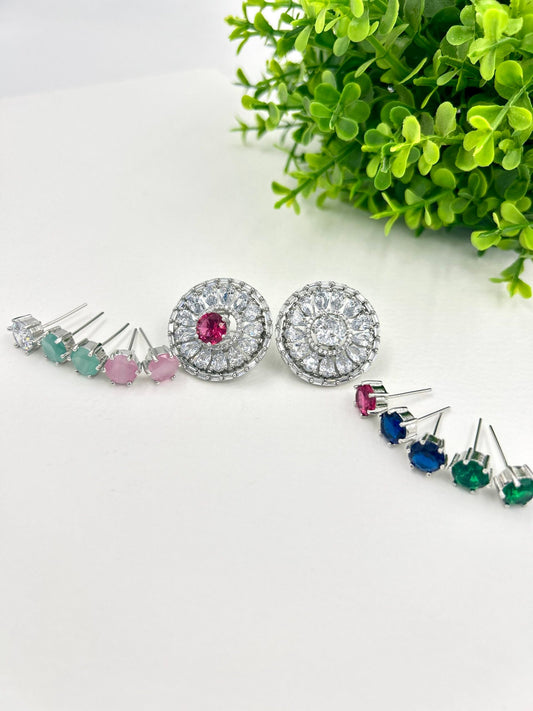 Gloria AD Color Changeable Studs : 6 Color Variations