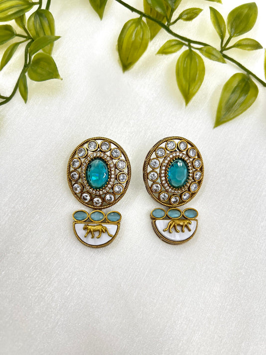 Saanchi Earrings - Sky