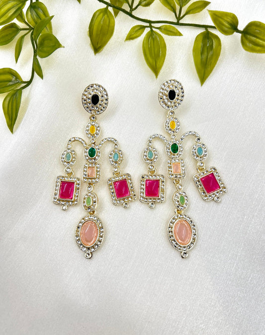 Chandelier Earrings - Multi