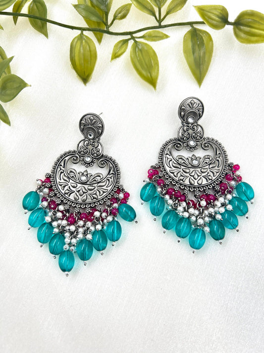 Qala Earrings - Turquoise
