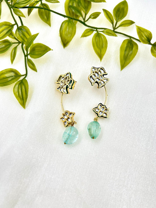 Vedika Earrings - Mint