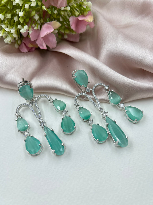 Frozen Earrings : Mint
