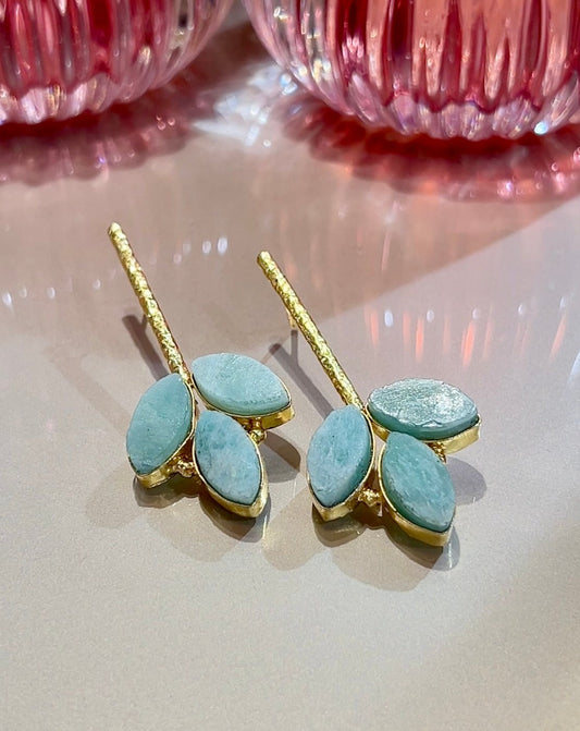 Aarna Earrings : Mint
