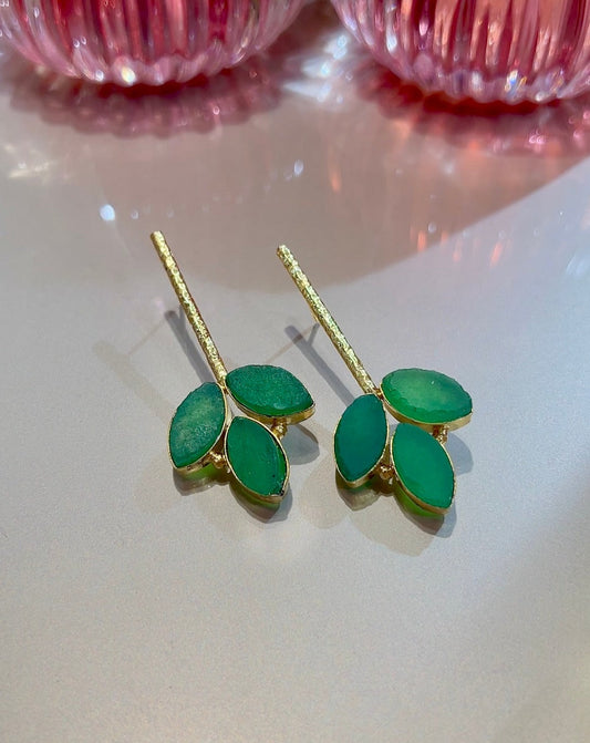 Aarna Earrings : Green