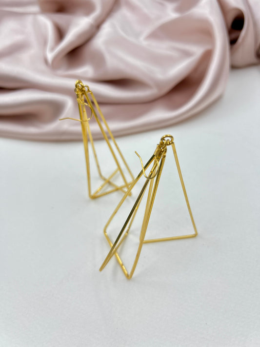 Sage 18K Gold Plated Earrings