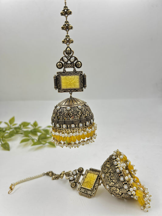 Jhoomer Jumbo Jhumka : Yellow