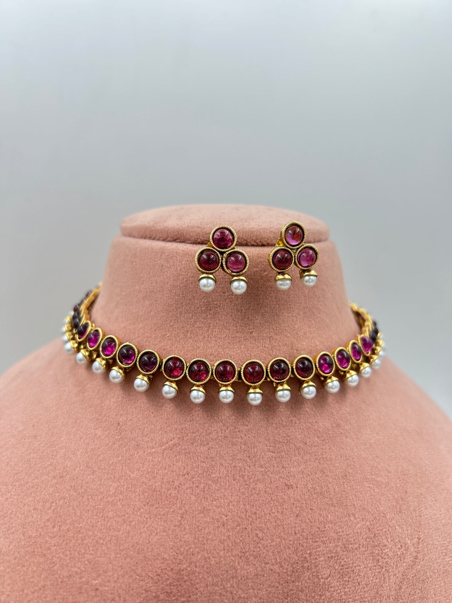 Supriya Necklace : Ruby