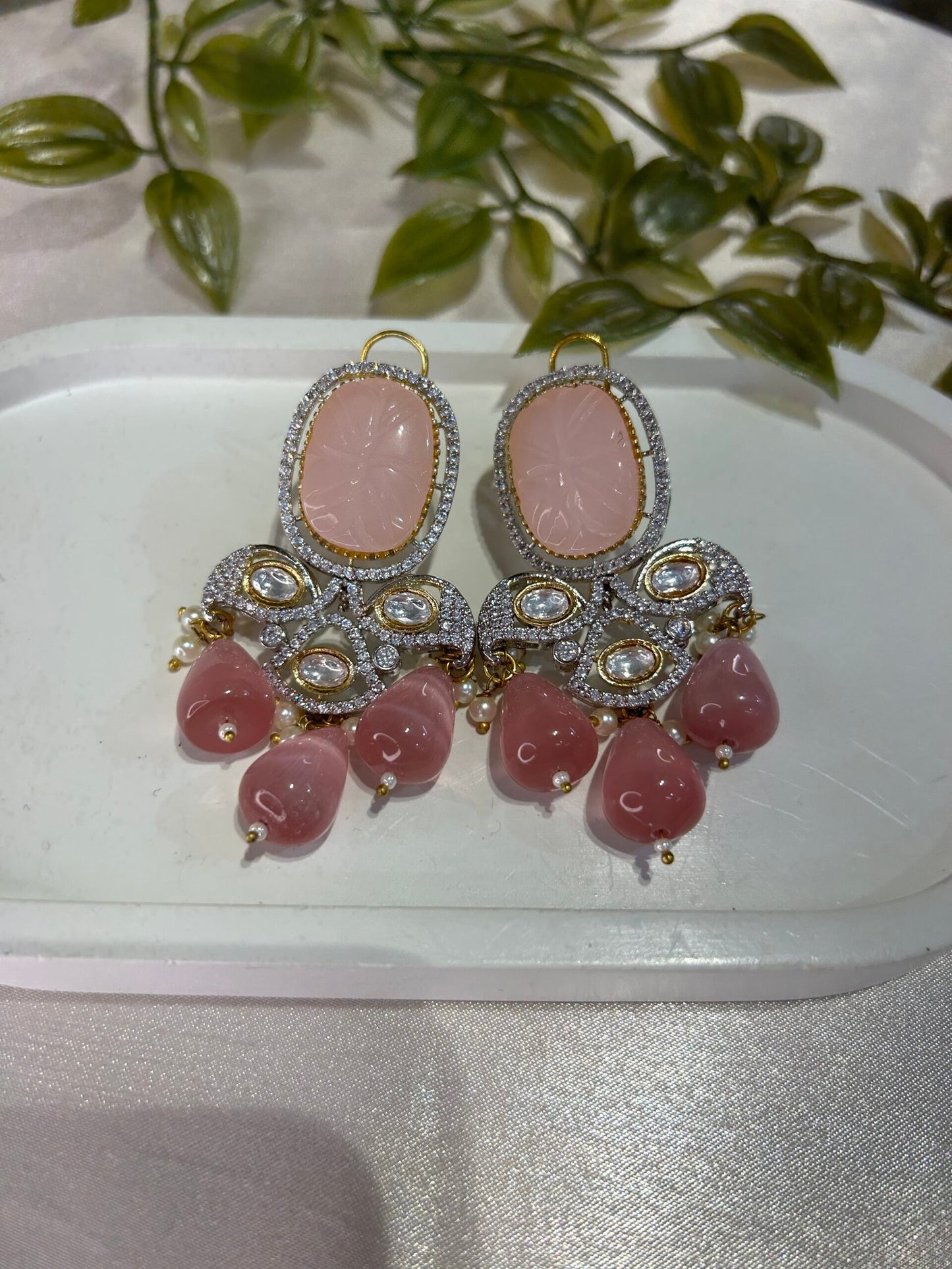 Swasti Earrings - Pink
