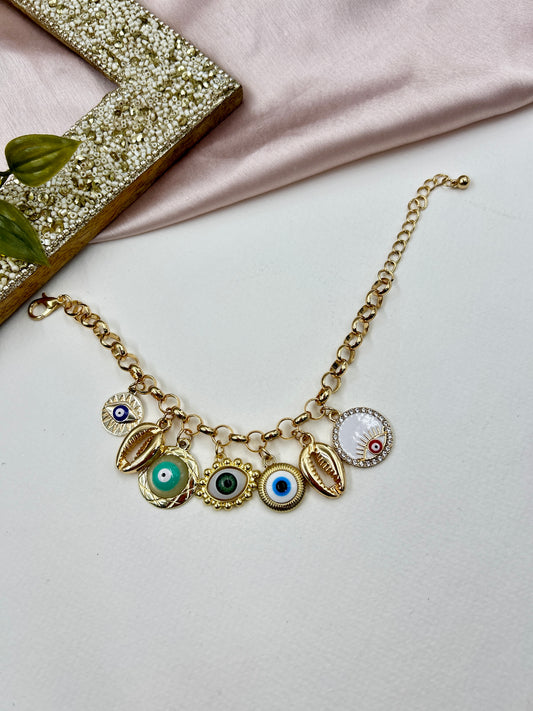 Charms Bracelet : 6 (18k Gold Plated)