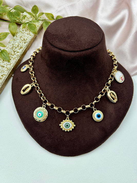 Charms Neckpiece : 5 (18k Gold Plated)