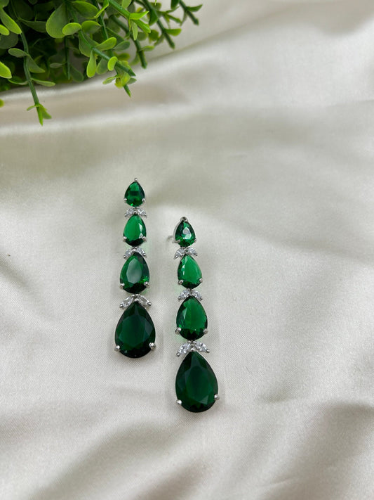 Bliss Earrings - Emerald