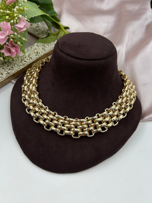 Penelope Statement Neckpiece 18K Gold Plated
