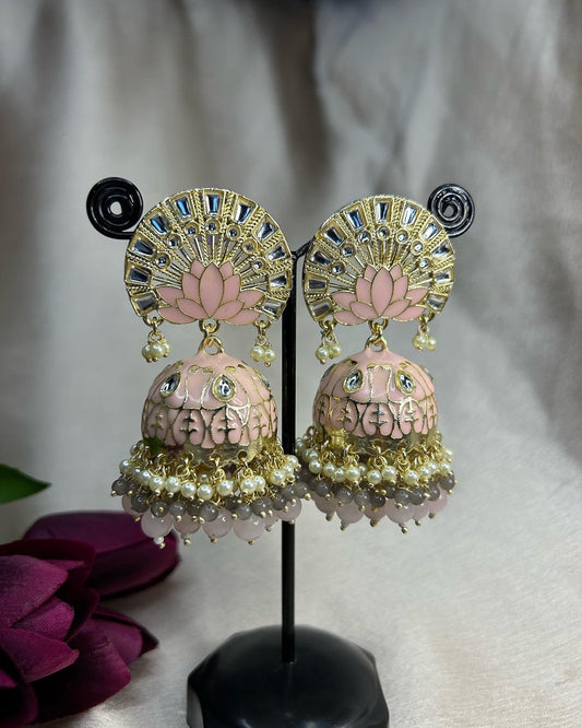 Kamal: Earrings - Blush