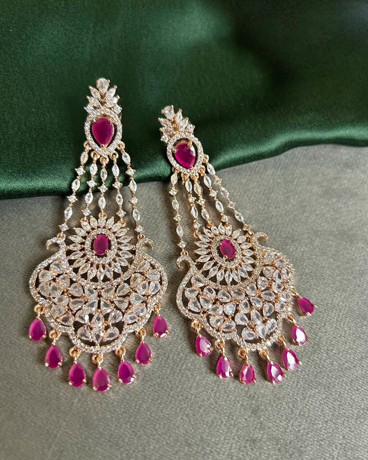 Kiara: Earrings Mint - Ruby