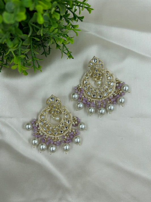 Vaanya Earrings - Lilac
