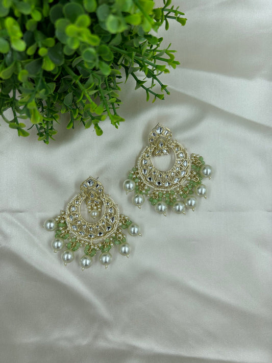 Vaanya Earrings - Mint